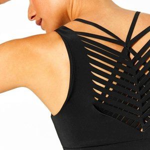 Dion Lee X Carbon38 X-ray Sports Bra - Small Black